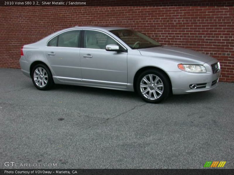 Silver Metallic / Sandstone 2010 Volvo S80 3.2