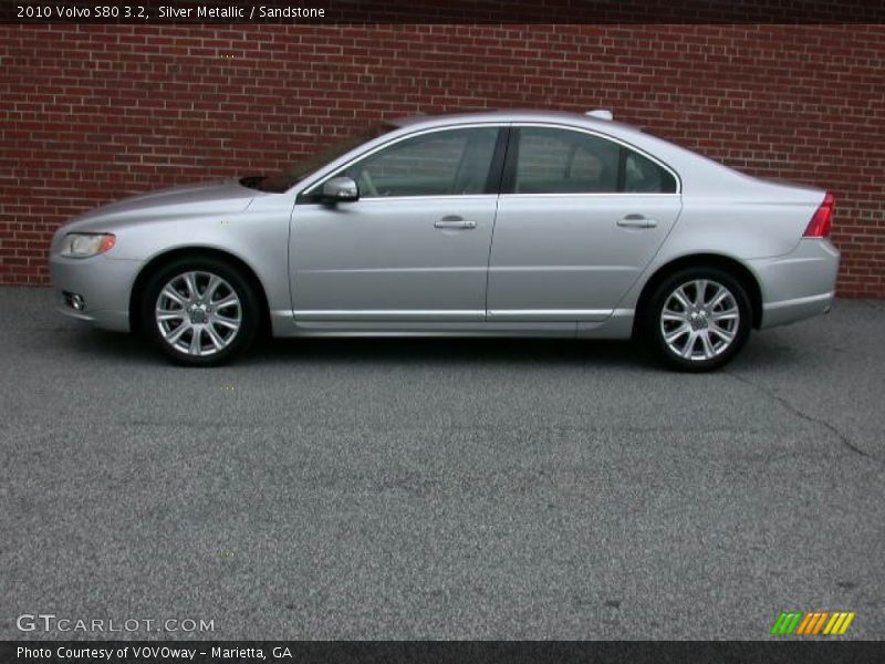 Silver Metallic / Sandstone 2010 Volvo S80 3.2