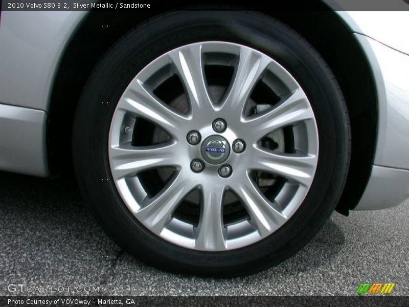 Silver Metallic / Sandstone 2010 Volvo S80 3.2