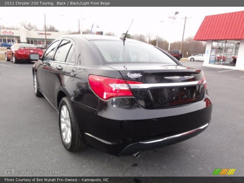 Black / Black/Light Frost Beige 2011 Chrysler 200 Touring