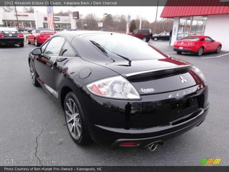 Kalapana Black / Dark Charcoal 2012 Mitsubishi Eclipse GS Coupe