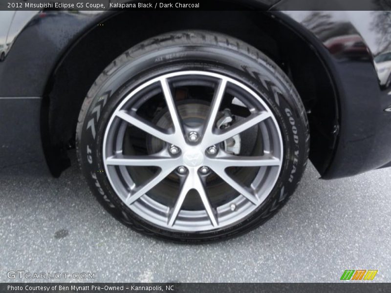 Kalapana Black / Dark Charcoal 2012 Mitsubishi Eclipse GS Coupe