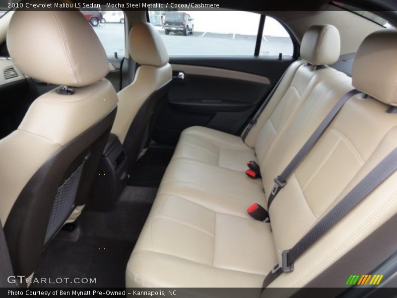 Rear Seat of 2010 Malibu LS Sedan