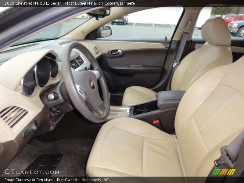 Front Seat of 2010 Malibu LS Sedan