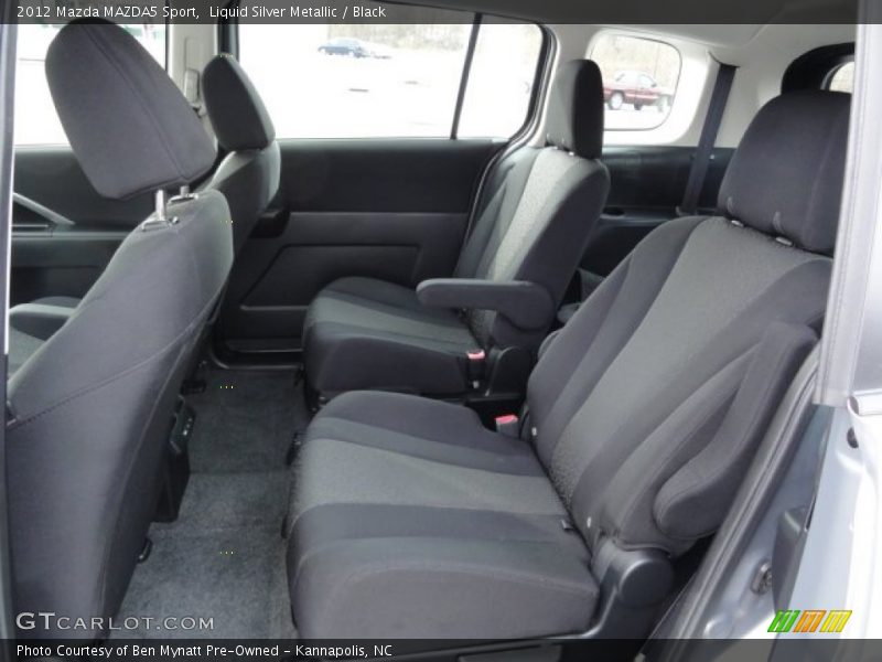 Liquid Silver Metallic / Black 2012 Mazda MAZDA5 Sport