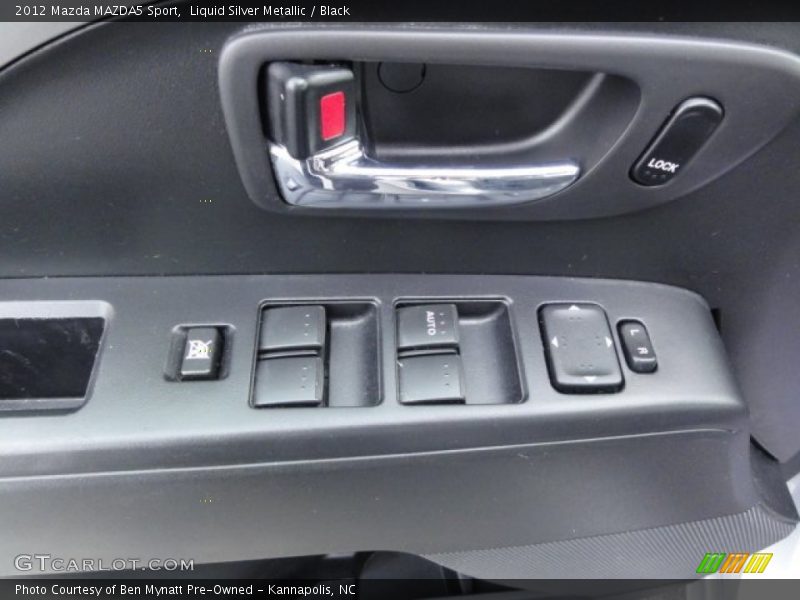 Liquid Silver Metallic / Black 2012 Mazda MAZDA5 Sport