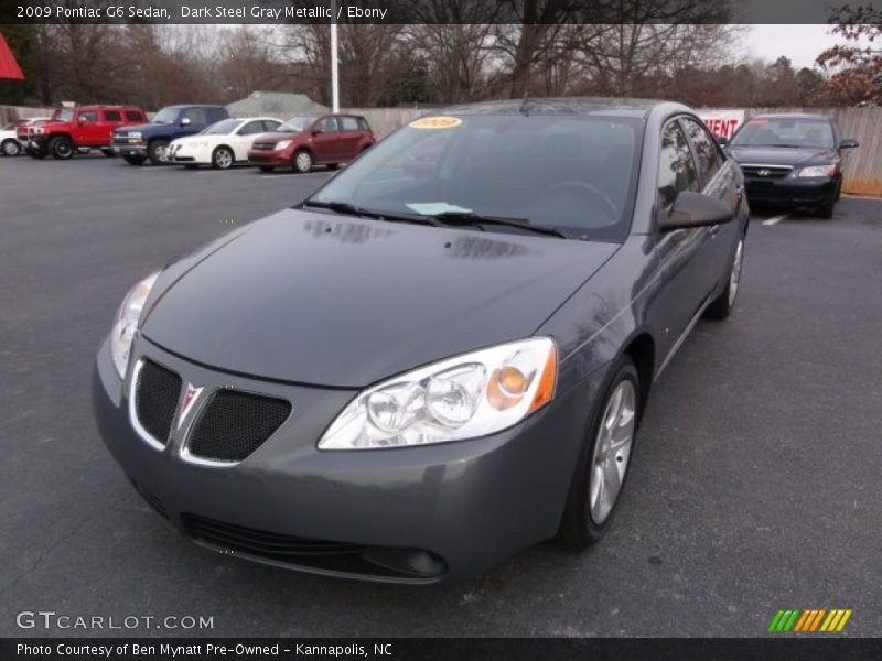 Dark Steel Gray Metallic / Ebony 2009 Pontiac G6 Sedan