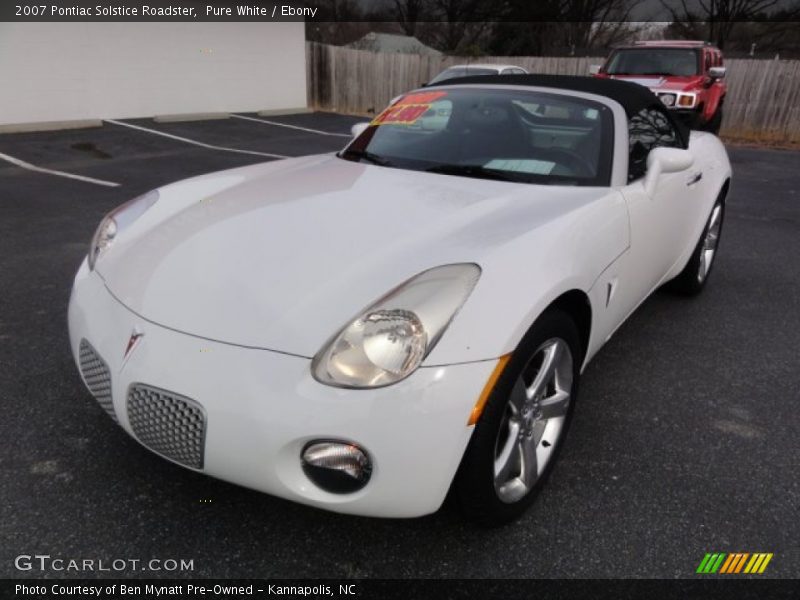 Pure White / Ebony 2007 Pontiac Solstice Roadster