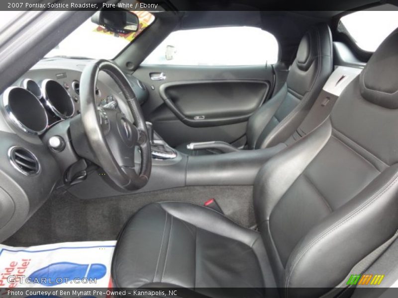 Pure White / Ebony 2007 Pontiac Solstice Roadster