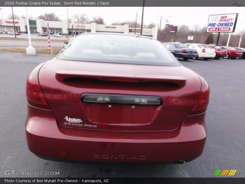 Sport Red Metallic / Sand 2006 Pontiac Grand Prix Sedan