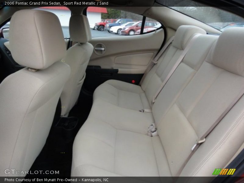 Rear Seat of 2006 Grand Prix Sedan