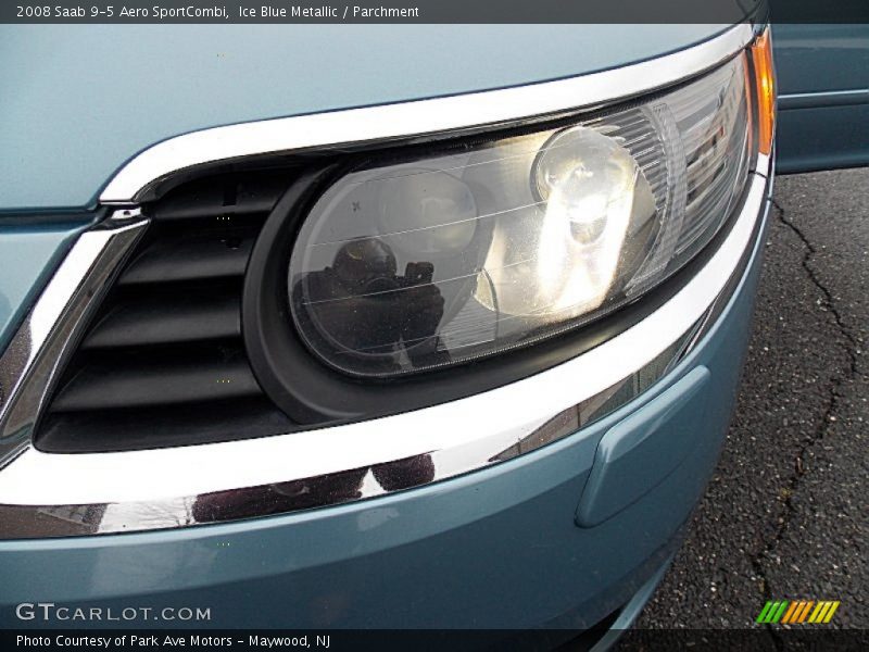 Ice Blue Metallic / Parchment 2008 Saab 9-5 Aero SportCombi