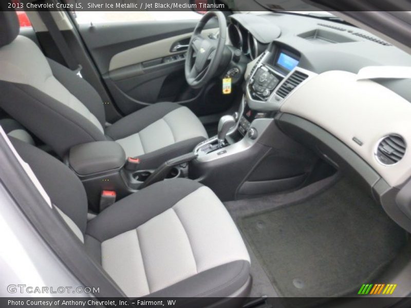 Silver Ice Metallic / Jet Black/Medium Titanium 2013 Chevrolet Cruze LS