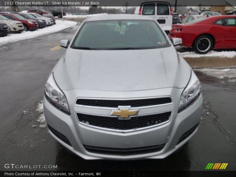Silver Ice Metallic / Jet Black 2013 Chevrolet Malibu LT