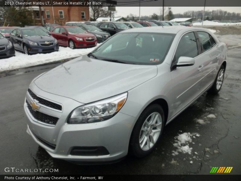Silver Ice Metallic / Jet Black 2013 Chevrolet Malibu LT