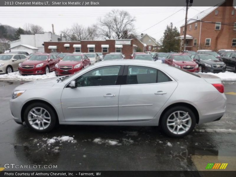 Silver Ice Metallic / Jet Black 2013 Chevrolet Malibu LT