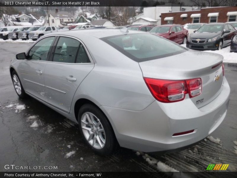 Silver Ice Metallic / Jet Black 2013 Chevrolet Malibu LT