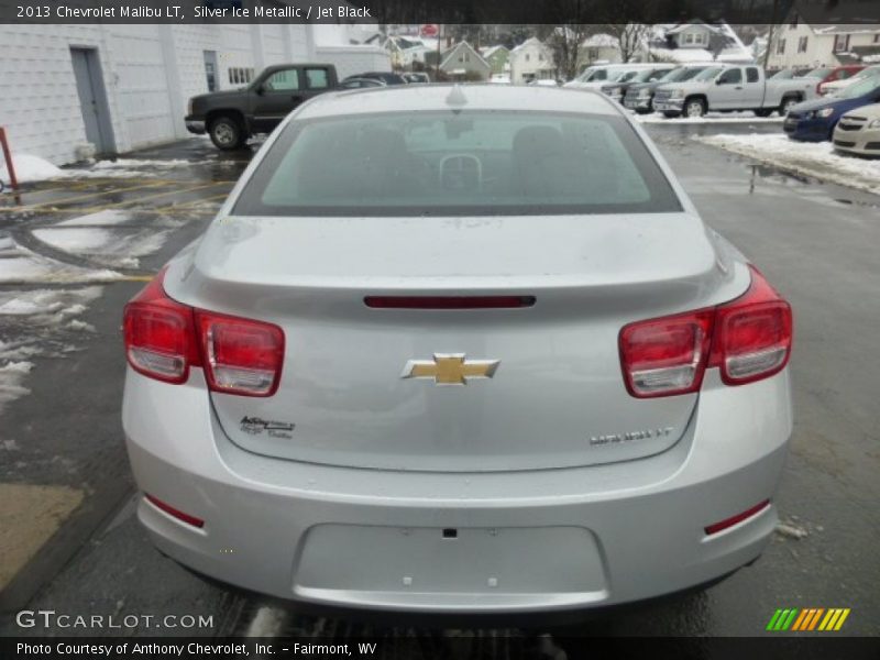 Silver Ice Metallic / Jet Black 2013 Chevrolet Malibu LT