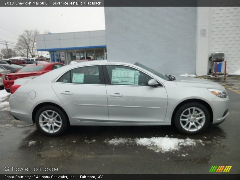 Silver Ice Metallic / Jet Black 2013 Chevrolet Malibu LT