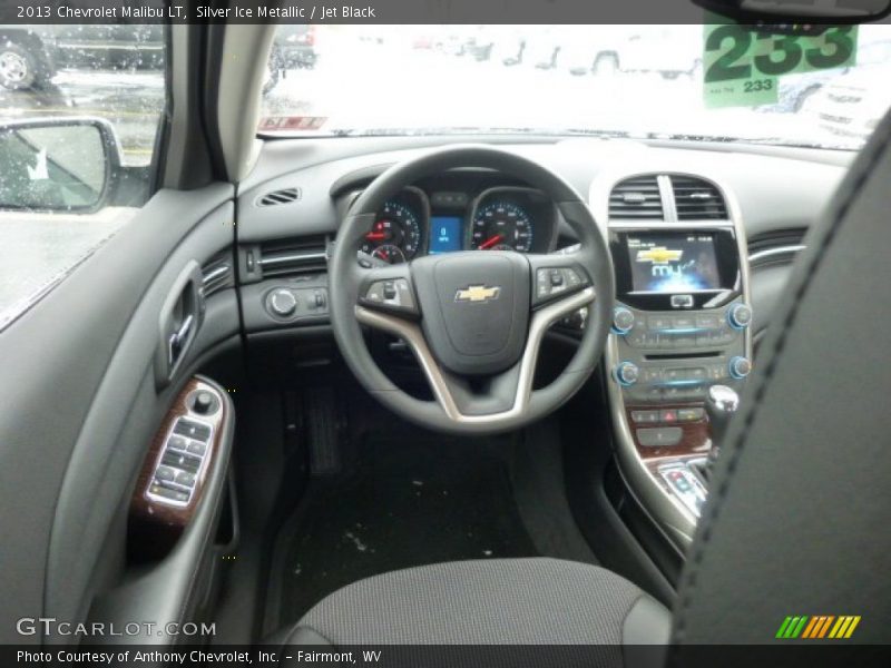 Silver Ice Metallic / Jet Black 2013 Chevrolet Malibu LT