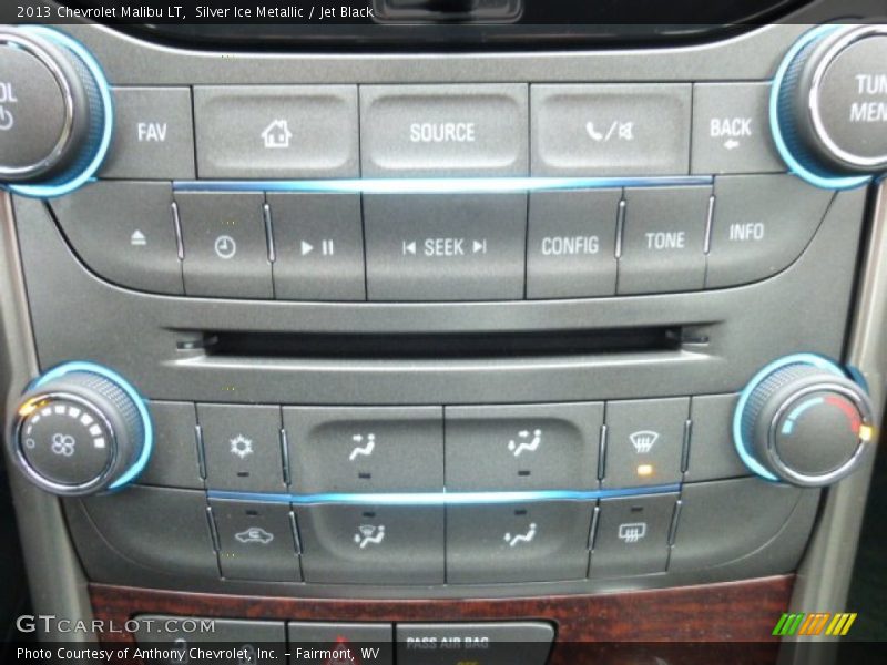 Silver Ice Metallic / Jet Black 2013 Chevrolet Malibu LT