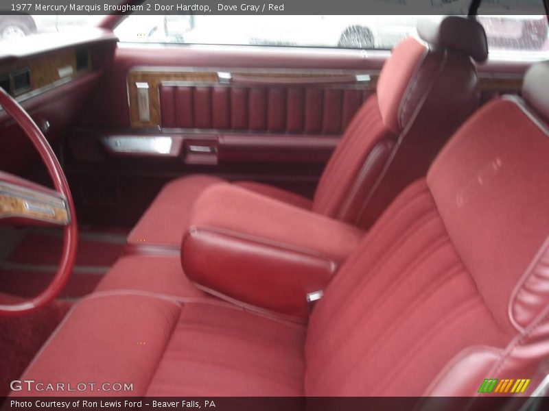 Dove Gray / Red 1977 Mercury Marquis Brougham 2 Door Hardtop