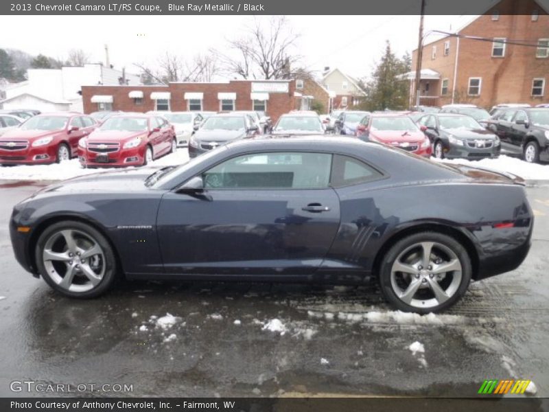 Blue Ray Metallic / Black 2013 Chevrolet Camaro LT/RS Coupe