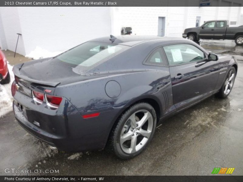 Blue Ray Metallic / Black 2013 Chevrolet Camaro LT/RS Coupe