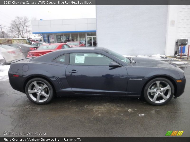 Blue Ray Metallic / Black 2013 Chevrolet Camaro LT/RS Coupe