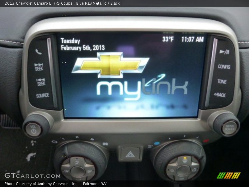 Blue Ray Metallic / Black 2013 Chevrolet Camaro LT/RS Coupe