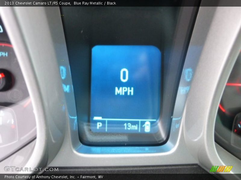 Blue Ray Metallic / Black 2013 Chevrolet Camaro LT/RS Coupe