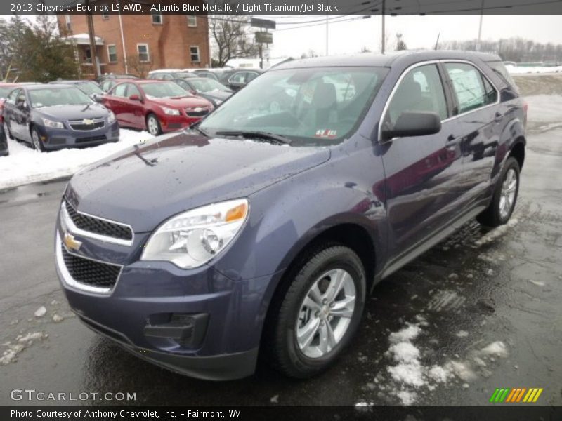 Atlantis Blue Metallic / Light Titanium/Jet Black 2013 Chevrolet Equinox LS AWD