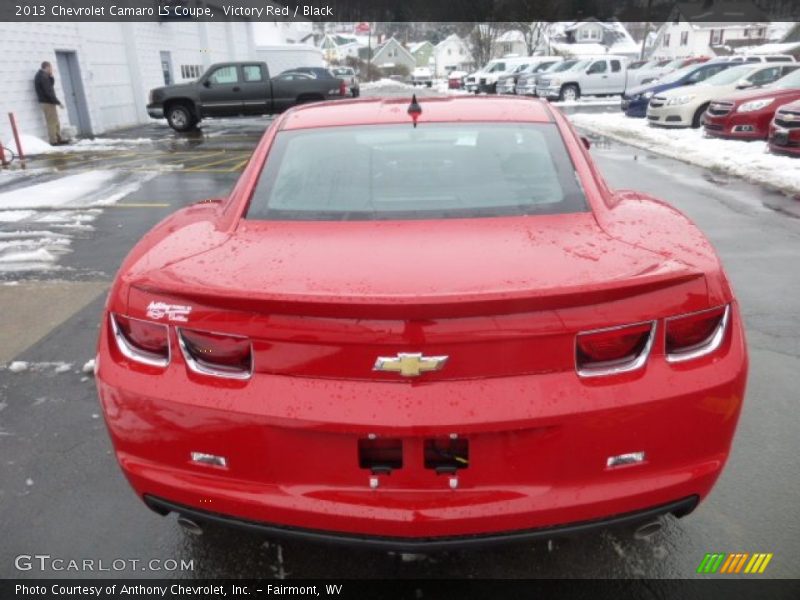 Victory Red / Black 2013 Chevrolet Camaro LS Coupe