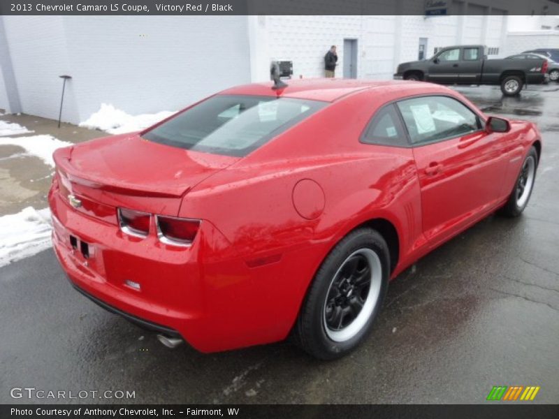 Victory Red / Black 2013 Chevrolet Camaro LS Coupe