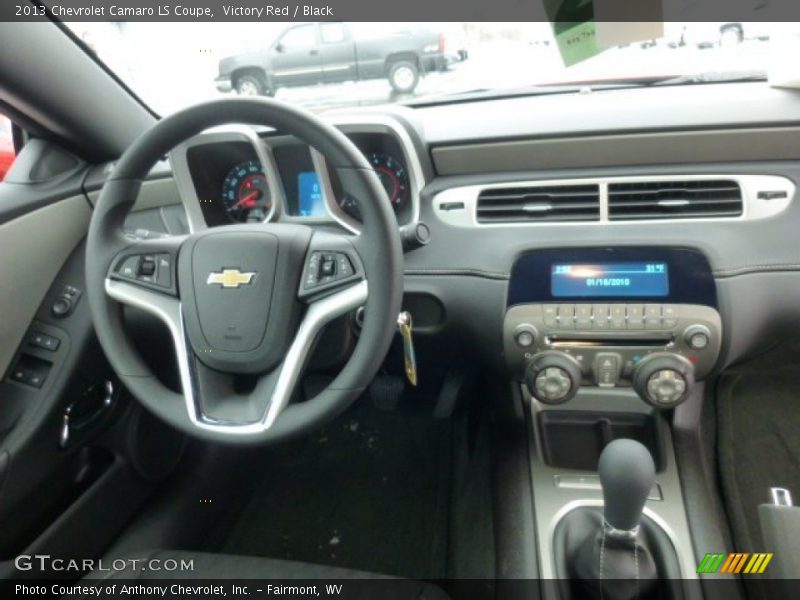Victory Red / Black 2013 Chevrolet Camaro LS Coupe
