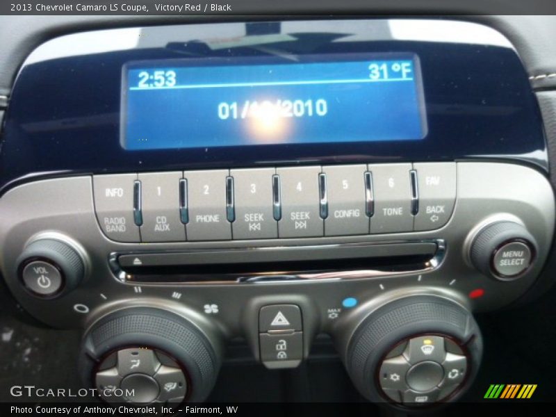 Audio System of 2013 Camaro LS Coupe