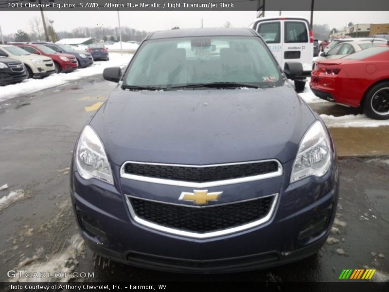 Atlantis Blue Metallic / Light Titanium/Jet Black 2013 Chevrolet Equinox LS AWD