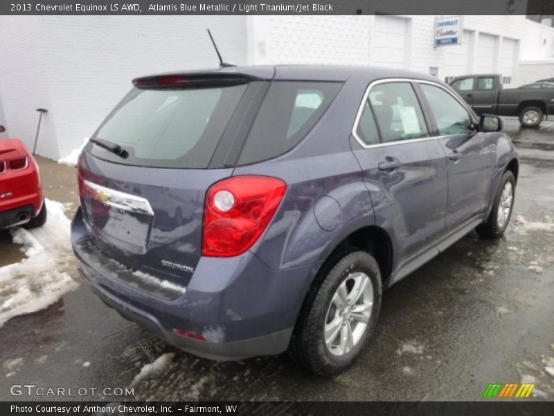 Atlantis Blue Metallic / Light Titanium/Jet Black 2013 Chevrolet Equinox LS AWD