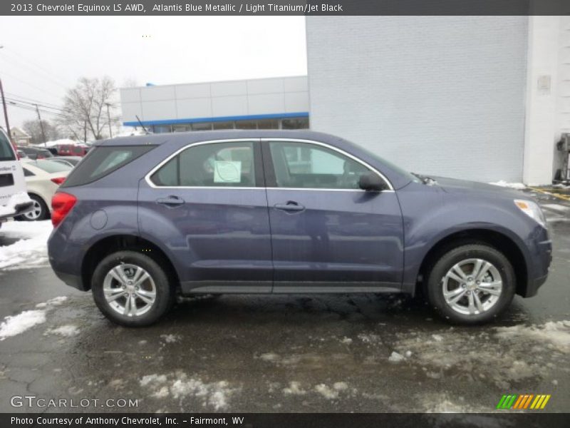 Atlantis Blue Metallic / Light Titanium/Jet Black 2013 Chevrolet Equinox LS AWD