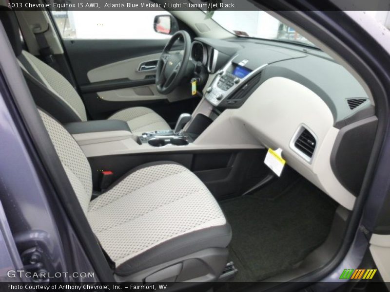 Atlantis Blue Metallic / Light Titanium/Jet Black 2013 Chevrolet Equinox LS AWD