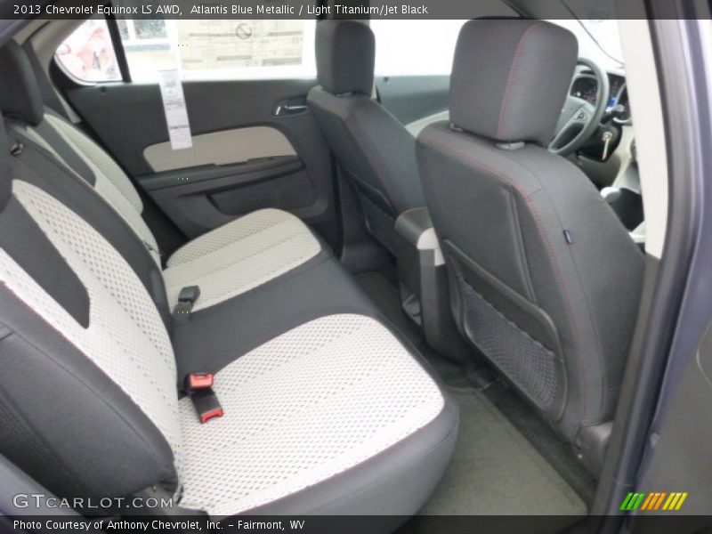 Atlantis Blue Metallic / Light Titanium/Jet Black 2013 Chevrolet Equinox LS AWD
