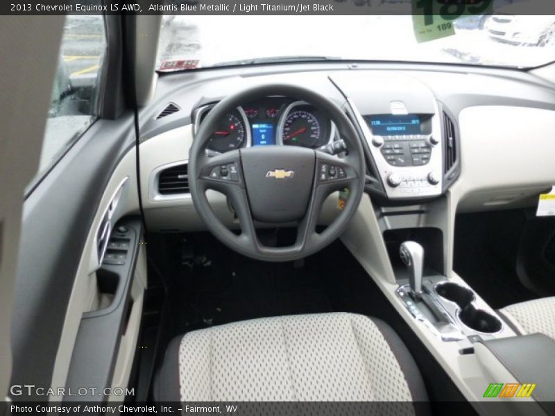 Atlantis Blue Metallic / Light Titanium/Jet Black 2013 Chevrolet Equinox LS AWD