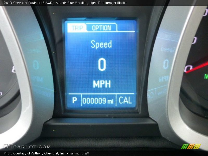 Atlantis Blue Metallic / Light Titanium/Jet Black 2013 Chevrolet Equinox LS AWD