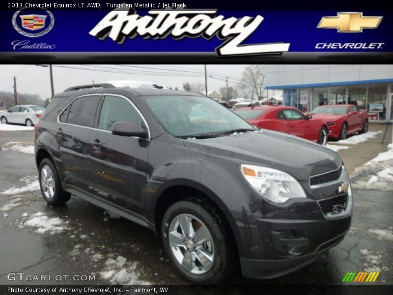 Tungsten Metallic / Jet Black 2013 Chevrolet Equinox LT AWD