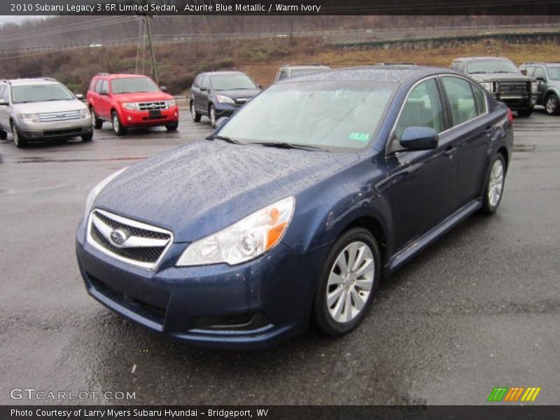 Azurite Blue Metallic / Warm Ivory 2010 Subaru Legacy 3.6R Limited Sedan