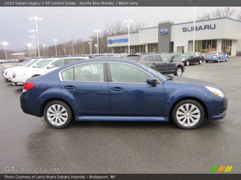 Azurite Blue Metallic / Warm Ivory 2010 Subaru Legacy 3.6R Limited Sedan