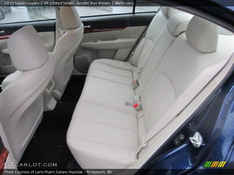 Azurite Blue Metallic / Warm Ivory 2010 Subaru Legacy 3.6R Limited Sedan