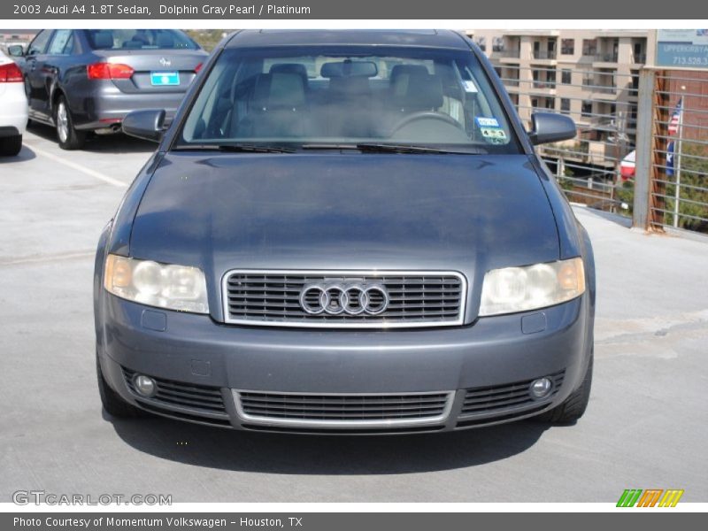 Dolphin Gray Pearl / Platinum 2003 Audi A4 1.8T Sedan