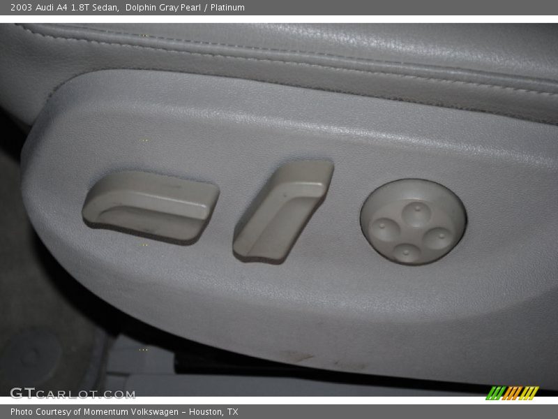 Dolphin Gray Pearl / Platinum 2003 Audi A4 1.8T Sedan