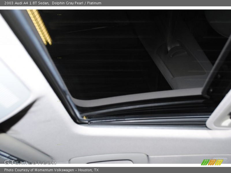 Dolphin Gray Pearl / Platinum 2003 Audi A4 1.8T Sedan